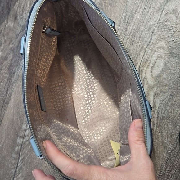 Kate Spade Carli Grove Street Leather Bag Crossbody Handbag Blue (missing strap) - Picture 7 of 11